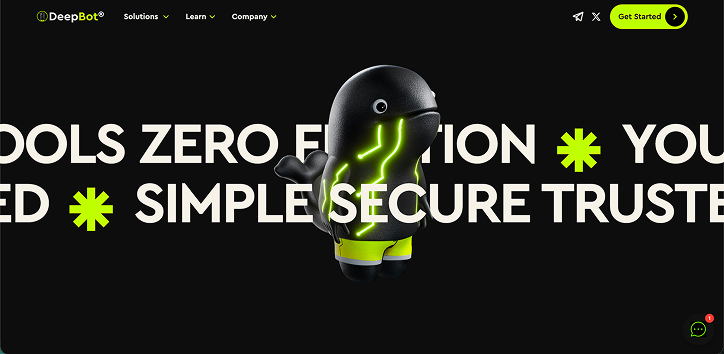 DeepBot mascot and brand identity